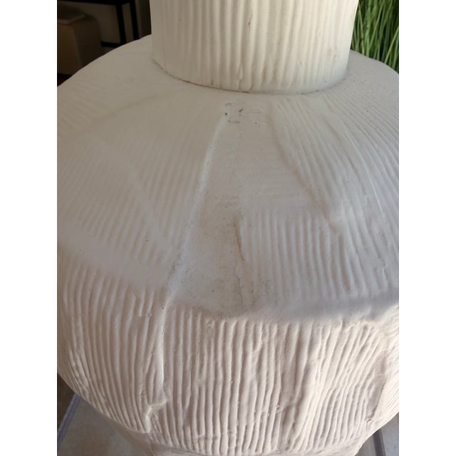 Contemporary Uttermost White Table Lamp For Sale - Image 3 of 8