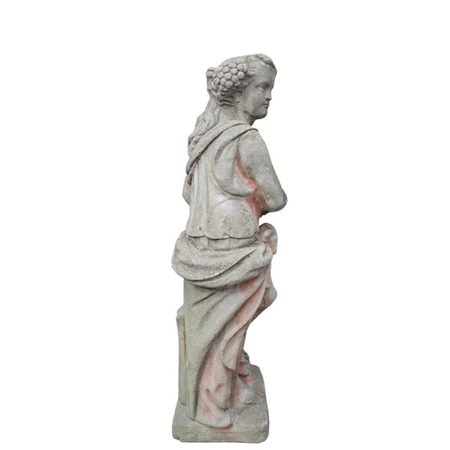 Vintage Classical Garden Maiden Statue For Sale In Chicago - Image 6 of 11