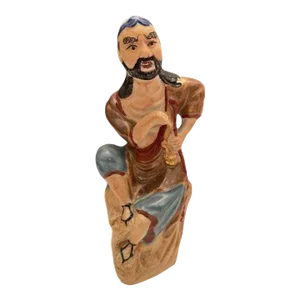 Antique Chinese Export Hand-Painted Polychrome Collector’s Figurine