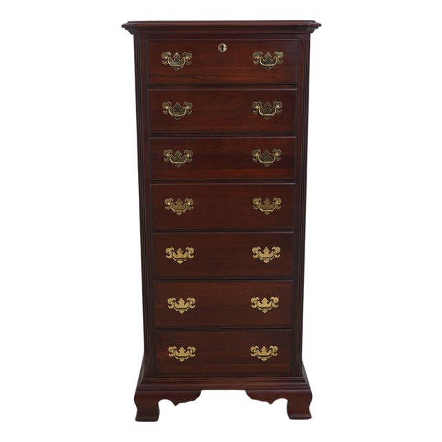 Kincaid Cherry 7 Drawer Lingerie Chest For Sale