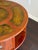 Coffee Vintage Mahogany Revolving Drum Library Table With Leather Top Duncan Phyfe Style Rotating Bookcase End Table For Sale - Image 8 of 12