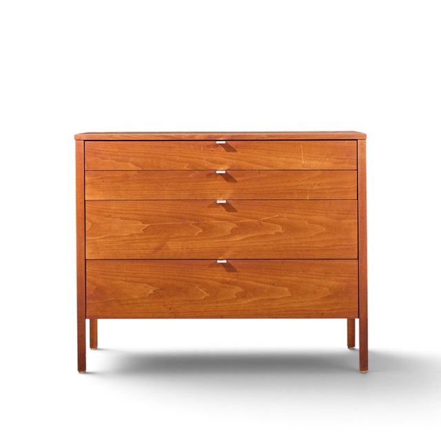 Florence Knoll for Knoll Mid Century Walnut 3-Piece Vanity Set For Sale - Image 10 of 15