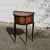 Marquetry Nightstand in Wood and Brass For Sale - Image 3 of 18