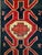 Antique Northwest Persian Runner Rug, Hand-Knotted Wool, Geometric Medallions Pattern, 4x10, Navy & Red For Sale - Image 17 of 18