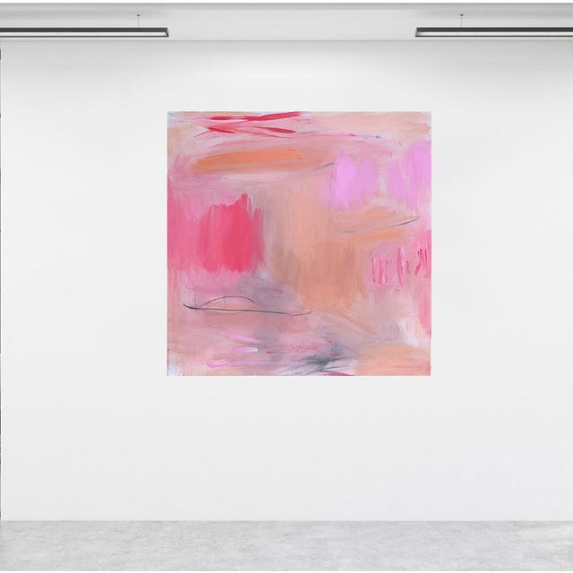 Contemporary Heart Strings — 36x36 For Sale - Image 3 of 4