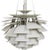 Metal White Artichoke Lamp from Poul Henningsen, 2000s For Sale - Image 7 of 7