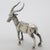 1970s Vintage Italian Handmade Genuine Silver Ibex Animal Figurine Sculpture Miniature For Sale - Image 5 of 10