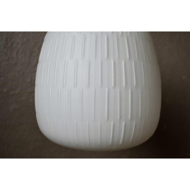 Bergamo Pendant Lamp in White Opaline Glass by Aloys Gangkofner for Peill & Putzler, 1960s For Sale - Image 7 of 8