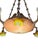 Antique Neoclassical Amber /Honey Alabaster, Gilt Bronze Chandelier W-Griffin Mounts For Sale - Image 9 of 18