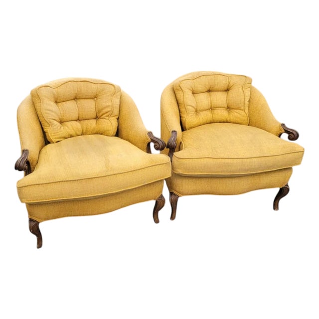 Mid 20th Century Pair of Mid-Century Modern American Club Chairs For Sale