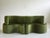 2000 - 2009 Cloverleaf Sofa in Prada Green Velvet by Verner Panton for Verpan, Denmark, 2000s, Set of 2 For Sale - Image 5 of 13