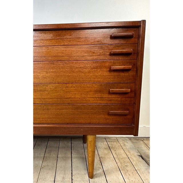 1960s Vintage Scandinavian Teak Sideboard, 1970s For Sale - Image 5 of 11