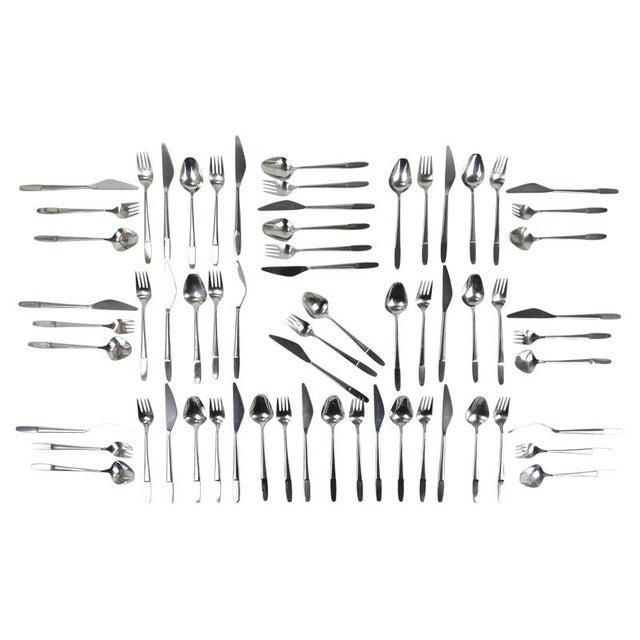 Model 2070 Flatware Cutlery by Helmut Alder for Amboss, Austria, 1960s, Set of 3 For Sale - Image 12 of 13