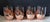 Late 20th Century Rose Gold Ombre Stemless Modern Copper Metallic Wine Glasses, Set of 4 For Sale In Indianapolis - Image 6 of 8