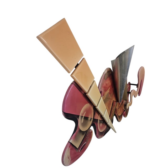 1980s Post Modern Wall Sculpture by Dean Johnson For Sale In West Palm - Image 6 of 9