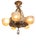 Art Deco Slip Shade Chandelier by the Lincoln Manufacturing Company C. 1930's For Sale In New York - Image 6 of 11