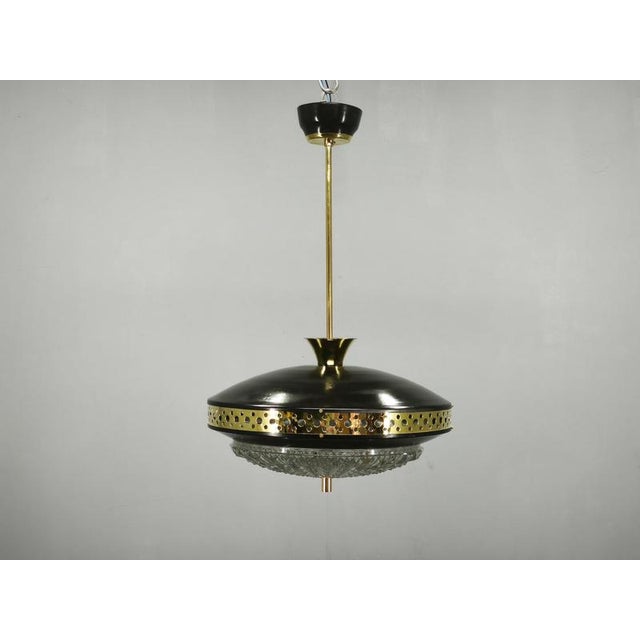Vintage Space Age UFO Pendant Light by Ludib Bratislava, Czechoslovakia, 1960s For Sale - Image 13 of 14