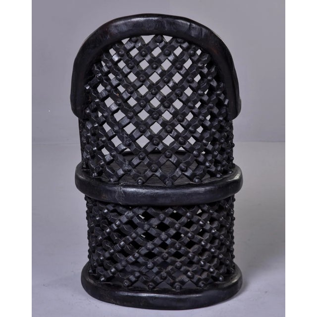 Carved African Bamileke Throne Chair For Sale In Detroit - Image 6 of 12
