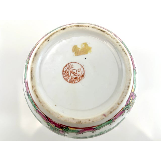 Vintage Hand Painted Ginger Jar For Sale - Image 12 of 12