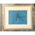 Wood Vintage Original Abstract Oil Paining on Paper For Sale - Image 7 of 12