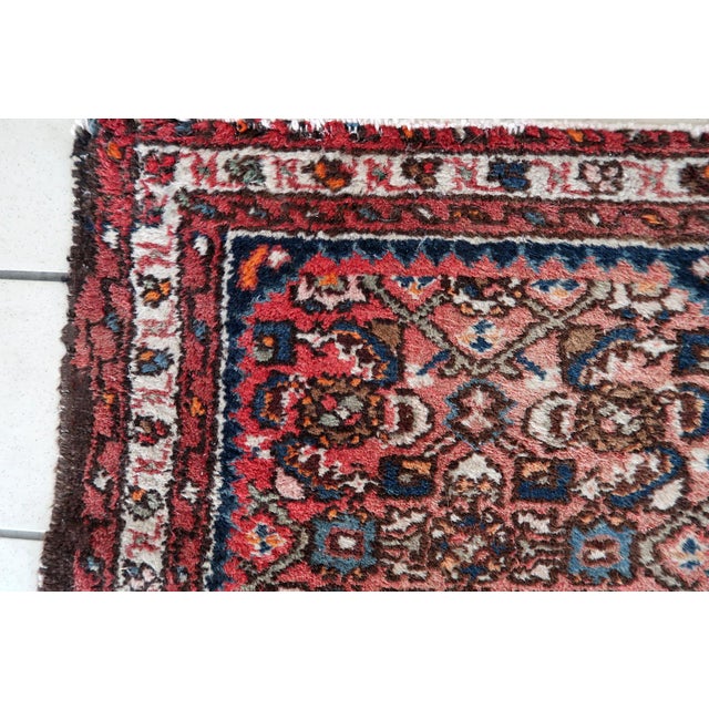 1970s, Handmade Vintage Persian Hamadan Rug 2' X 2.8' For Sale In New York - Image 6 of 9