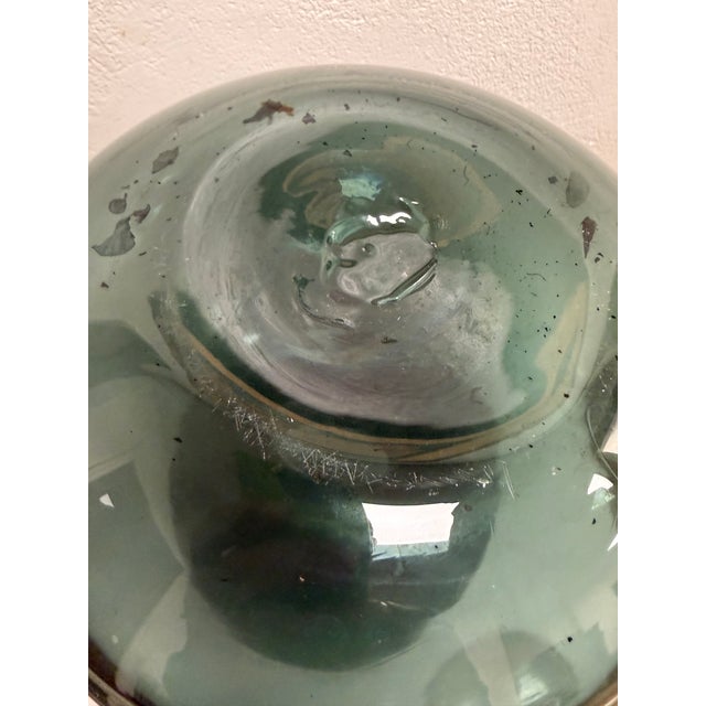 1950s Vintage Blenko 5719 Floor Decanter Charcoal Crystal Glass Rare 1957-58 19 1/2” For Sale - Image 5 of 6