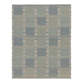 Contemporary Scandinavian Style Geometric Wool Rug, by Rug & Kilim, India For Sale