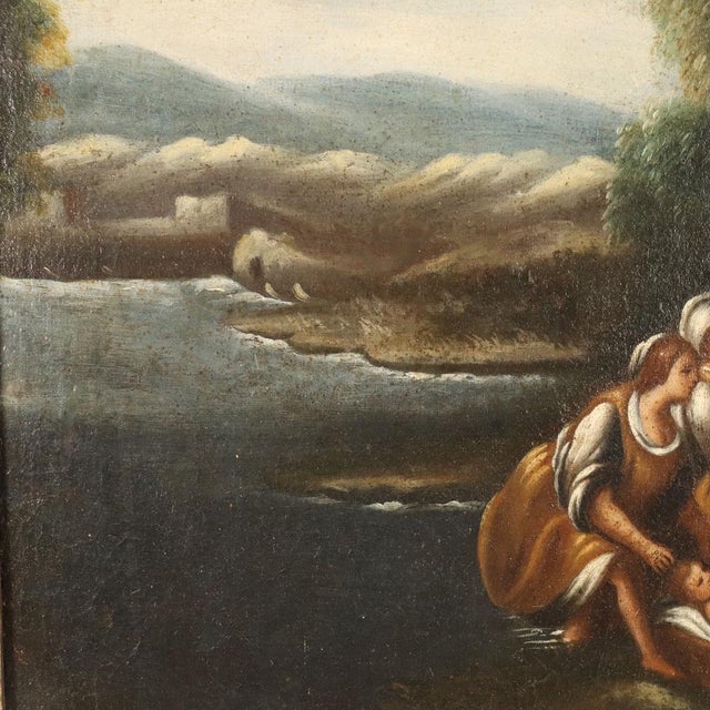 Moses Saved from the Waters, Oil on Canvas For Sale - Image 7 of 14