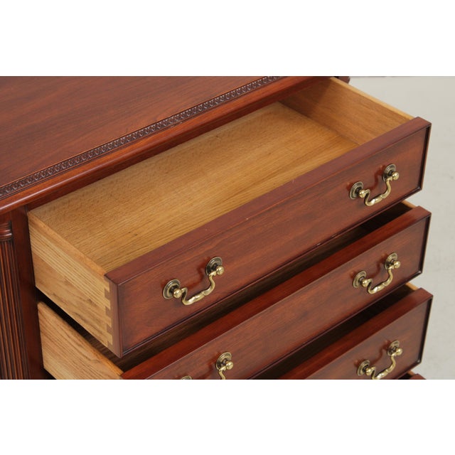 2000 - 2009 Henkel Harris Model 116a Cherry 4 Drawer Chest For Sale - Image 5 of 14