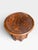 Rustic Small Hand Carved Anglo Indian Hoshiarpur Folding Table, 1950 For Sale - Image 3 of 6