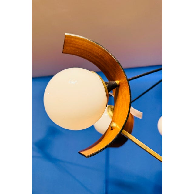 Space Age Chandelier from Stilnovo Milano, 1950 For Sale - Image 6 of 7