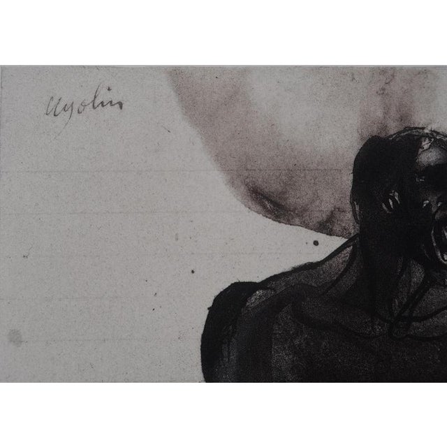 After Auguste Rodin, Nude, The Sleeping Child, Engraving For Sale - Image 5 of 7