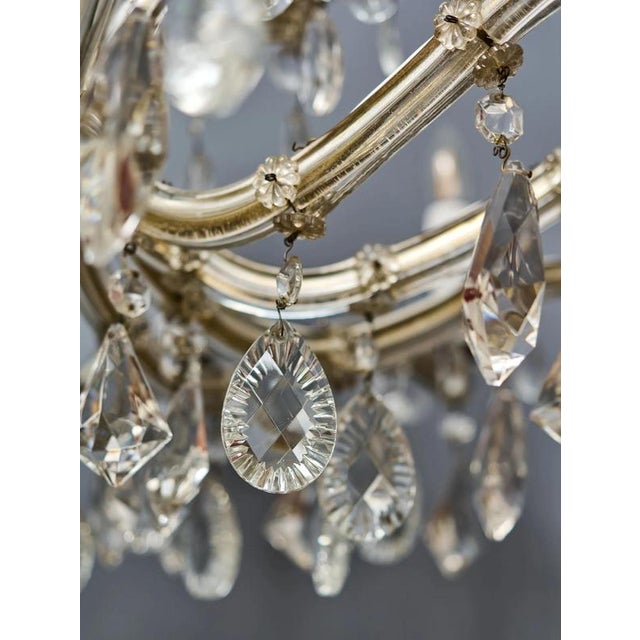 Large Crystal Maria Theresa 18-Light Chandelier For Sale - Image 10 of 13