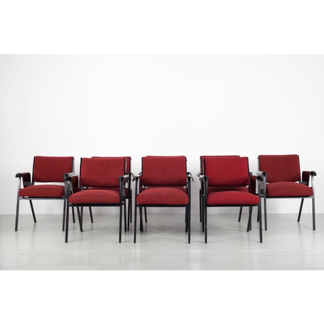 Albenga Dining Chairs by Gustavo Pulitzer for Arflex, Italy, 1955, Set of 8 For Sale - Image 10 of 18