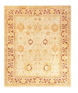Mogul, One-of-a-Kind Hand-Knotted Area Rug - Ivory, 8' 3" x 9' 10"