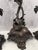 Late 19th Century Thomas Bradbury & Sons Antique Victorian Rococo Revival 3-Piece Candelabra Set - Ornate Grape Vine & Leaf Motif Centerpiece, Late 19th Century For Sale - Image 5 of 6