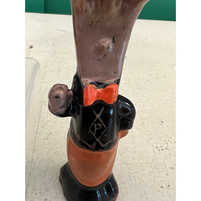 Brown Antique Anthropomorphic Spoon and Fork Salt and Pepper Shakers For Sale - Image 8 of 8