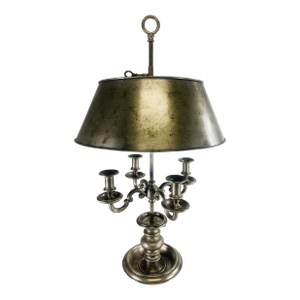 Vintage Large Global Views French Inspired Bouilotte Table Lamp