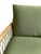 Outdoor Teak & Fern Green Sofa For Sale - Image 12 of 13