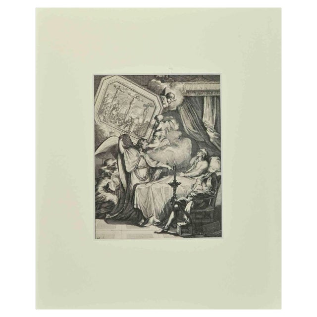 Romeyn de Hooghe, La Manière de se Bien Preparer à La Mort, Etching, 1700 For Sale