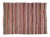 Vintage Turkish Anatolian Hand Made Organic Wool Natural Color Dowry Kilim,4'8"x6'6" For Sale