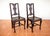 Antique English Oak Jacobean Hall Side Dining Chairs, 1620, Set of 2 For Sale - Image 18 of 18