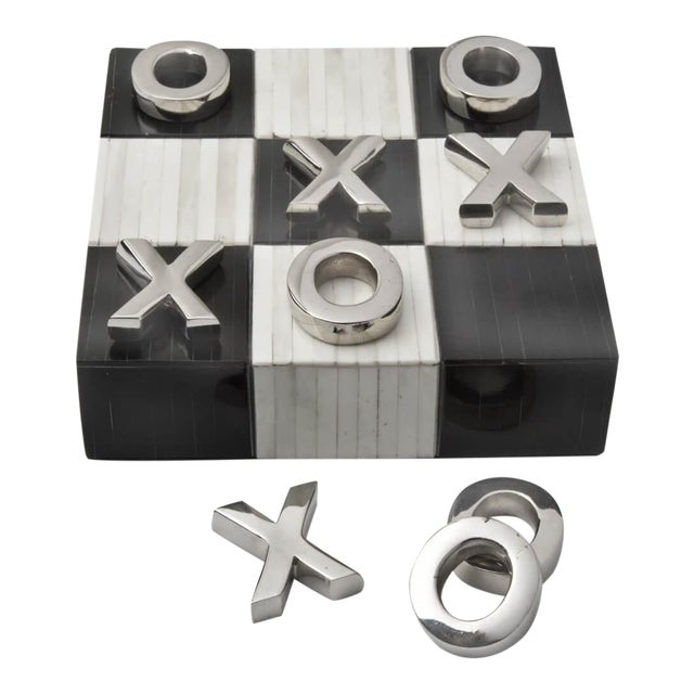 Regina Andrew Tic Tac Toe Flat Board With Nickel Pieces For Sale