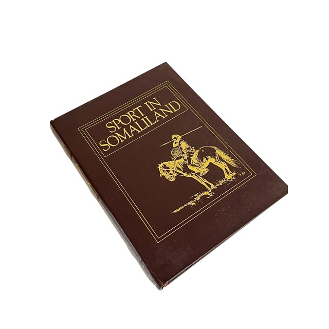 Set of 5 Leather Bound Safari African Hunting Theme Books For Sale - Image 9 of 13