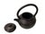 Chinese Handmade Dark Brown Zisha Clay Arch Handle Display Teapot Art For Sale - Image 12 of 13