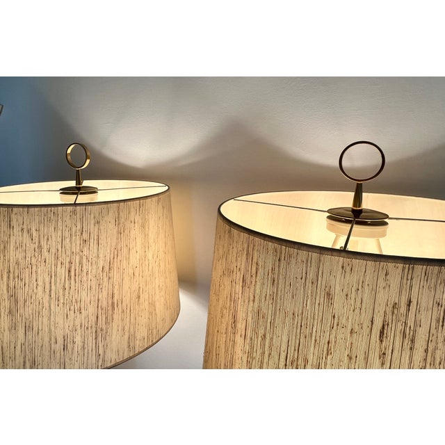 Metal Vintage Table Lamps from Vereinigte Werkstätten München, 1950s, Set of 2 For Sale - Image 7 of 11