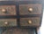Vintage Elegant Indian 6-Drawer Stamped Metal & Wood Jewelry Trinket Chest For Sale - Image 12 of 13