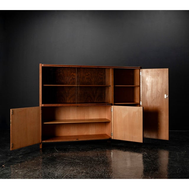 Art Deco Cabinet in Walnut by Bruno Paul for Veb Deutsche Werkstätten Hellerau, 1930s For Sale - Image 10 of 18