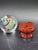 Wood Vintage Chinese Reverse-Painted Globe With Rotating Stand For Sale - Image 7 of 18