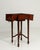 Burgundy 20th Century English Tall Wooden High Bar Table Stand For Sale - Image 8 of 18